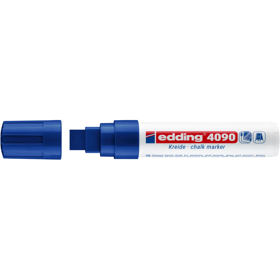 Chalkmarker, Whiteboardmarker, Blauer Deckel, Flüssige Kreide, Markerstift