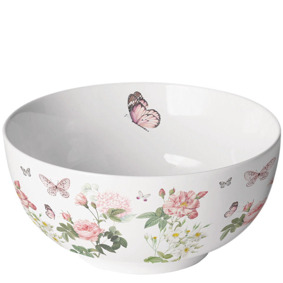 Schale, Suppenschüssel, Porzellan, Töpferei, Rose