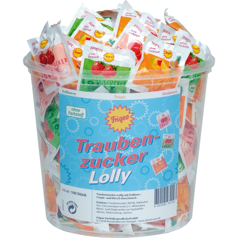 Traubenzucker, Lolly, Süßigkeiten, Beutel, Fruchtgeschmack