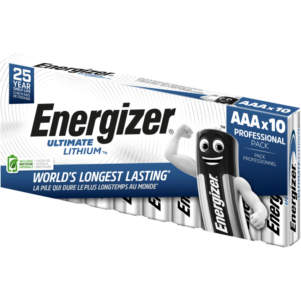 AAAx10, Professional pack, Lithium, Batteries, Energy