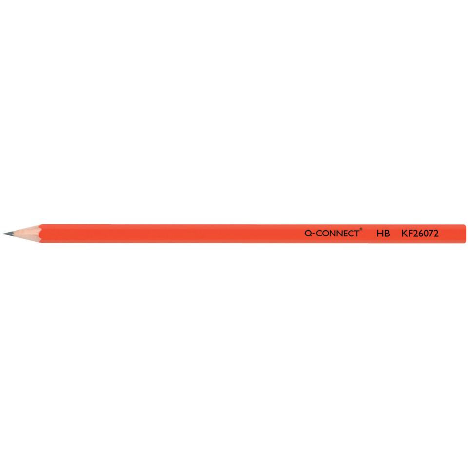 Bleistift, Buntstift, Orange, Holzstift, HB-Holzstift