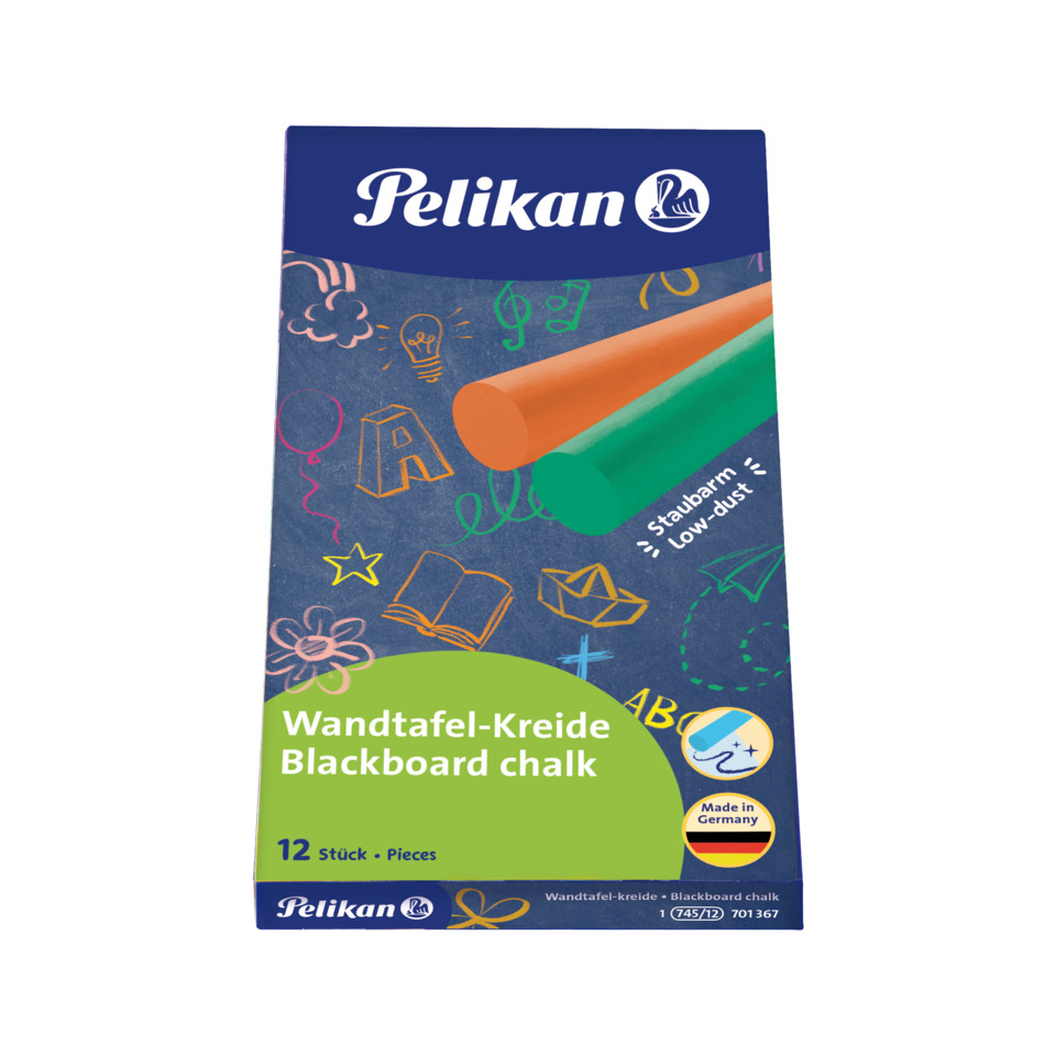 Tafelkreide, Schultafel, Blackboard Chalk, Wandtafelkreide, 12 Stück
