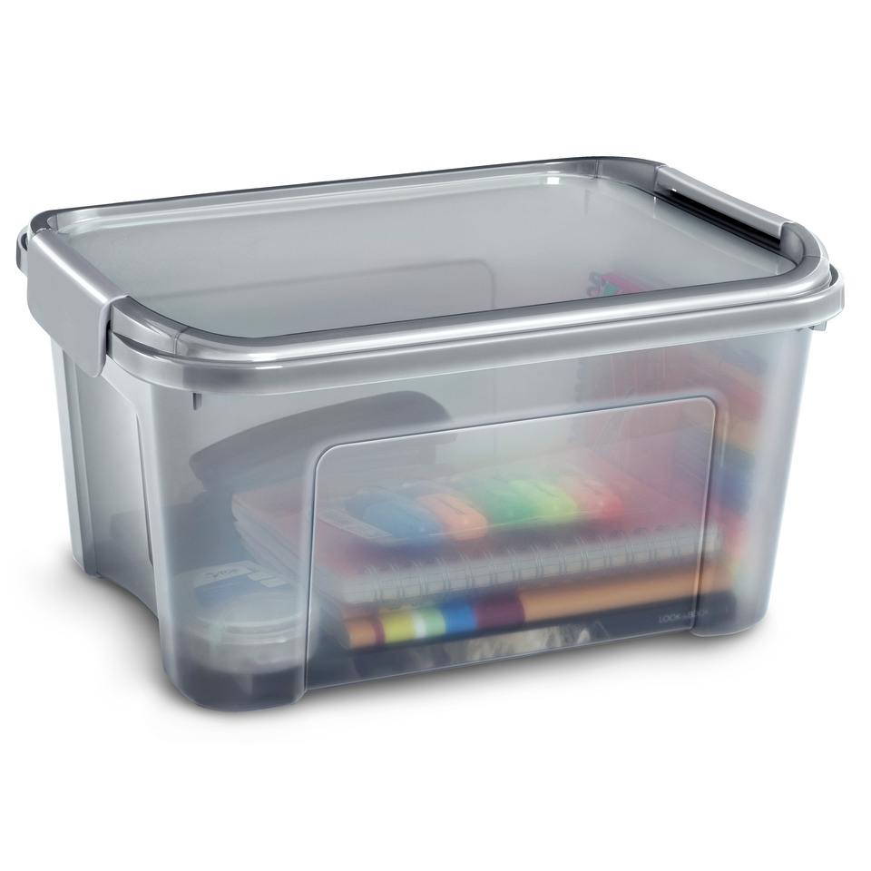 Aufbewahrungsbox, Kunststoffbox, Transparente Box, Deckelbox, Ordnerbox