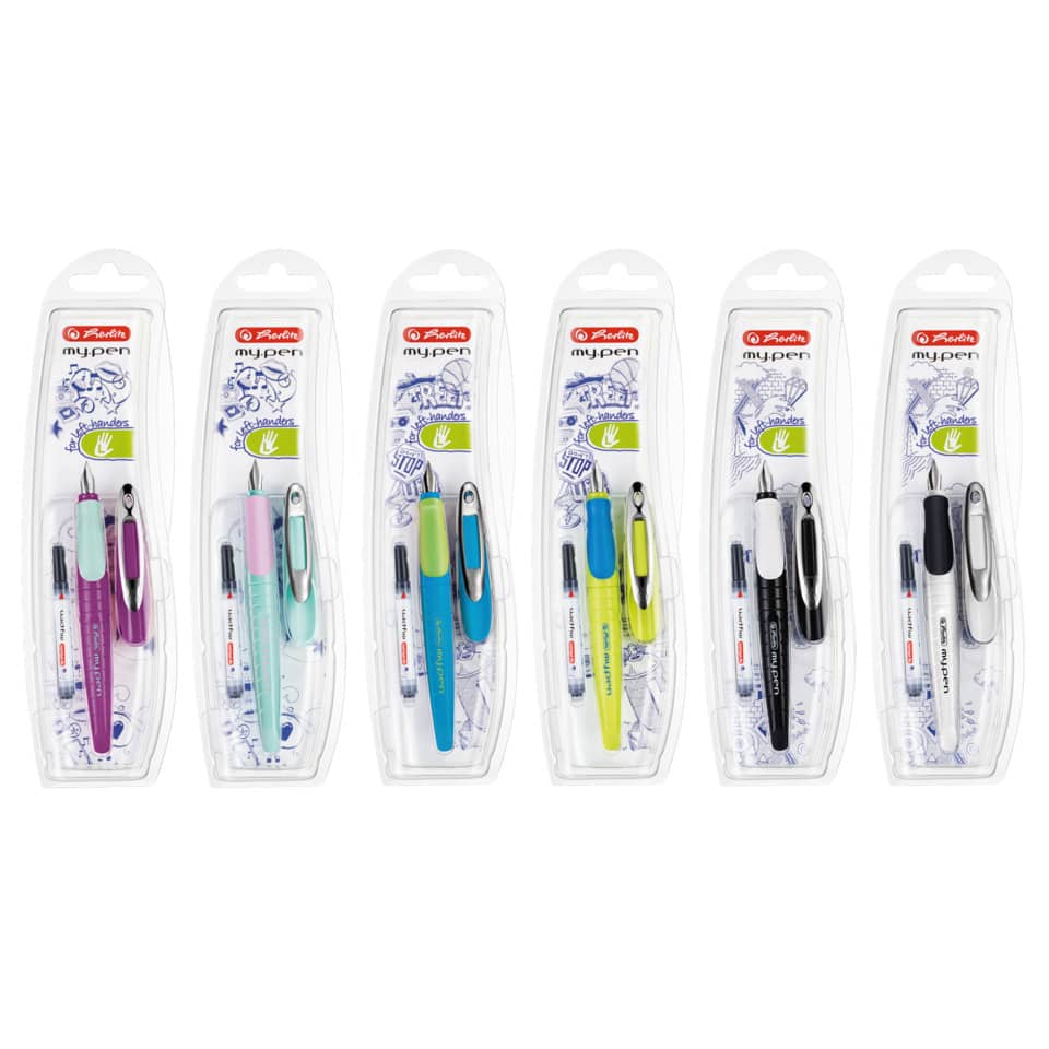pennen-set, kugelschreiber, bunt, clip, ausziehbar