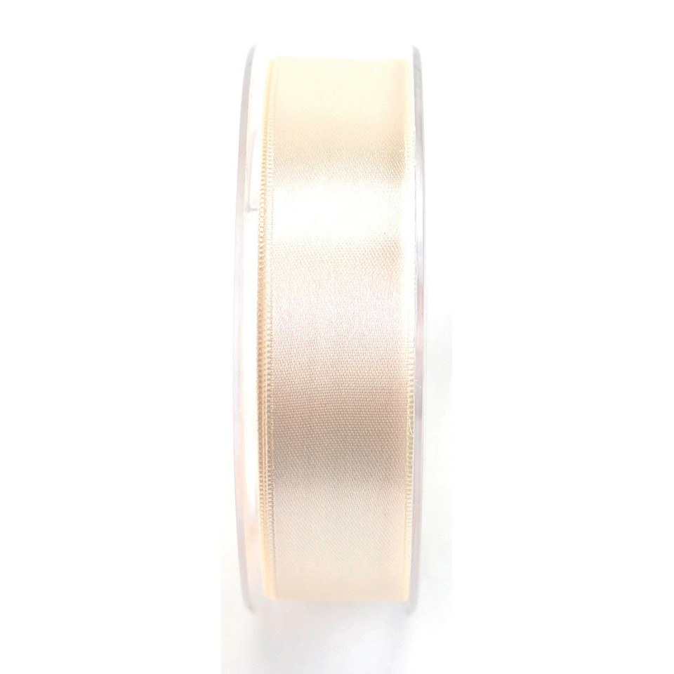 Satinband, Cremefarbener Band, Satinmaterial, Bandspule, Hochzeitsband