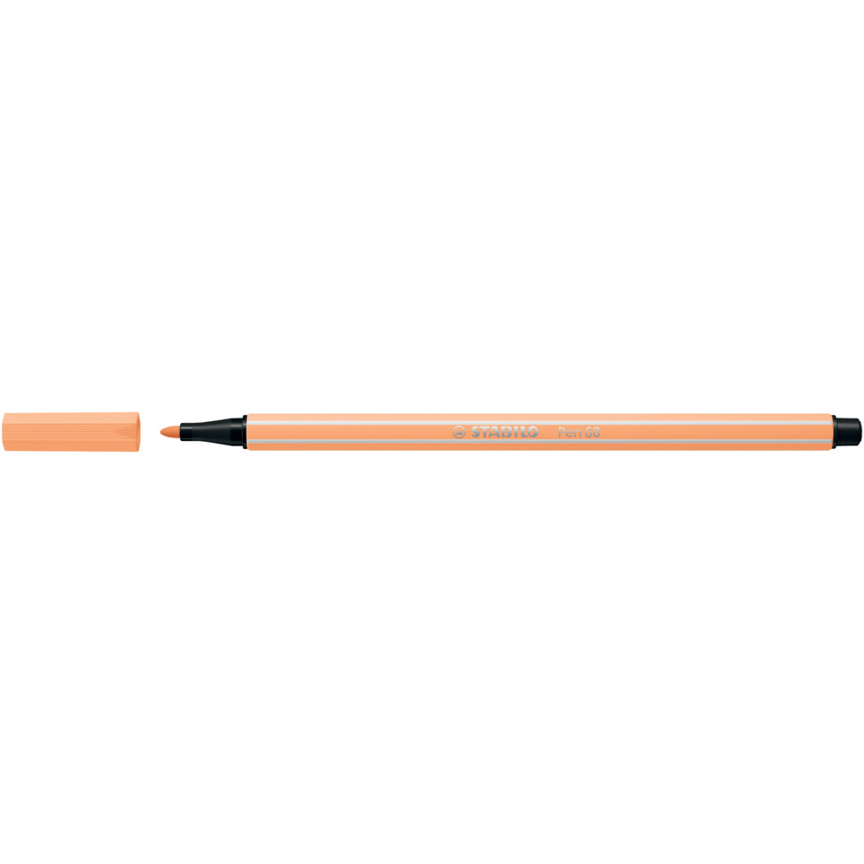 Marker, Pen, Highlighter, Orange, Cap, markierstift, oranger Stift, Radiergummi Deckel, Zweckstift, STABILO Pen 68