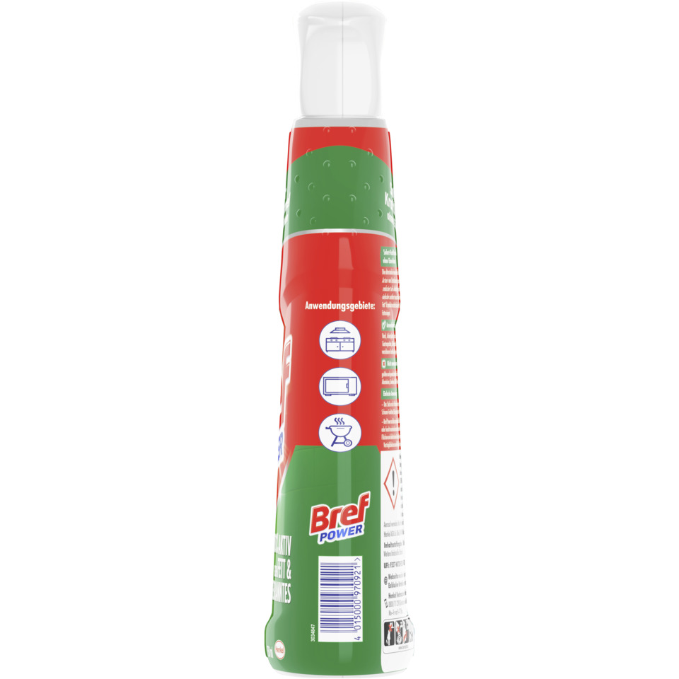 spray, Reiniger, rot-grün, Flasche, Etikett