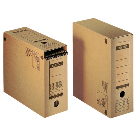 Archiv-Schachtel, A4, mit Verschlussklappe, naturbraun LEITZ 6086-00-00
