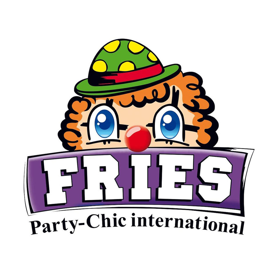 Fries, Clown, Nugget, Kostüm-Logo, Party-Chic International