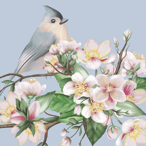 Motivserviette Frühjahr, 25 x 25 cm, 3-lagig PAPER+DESIGN 208810