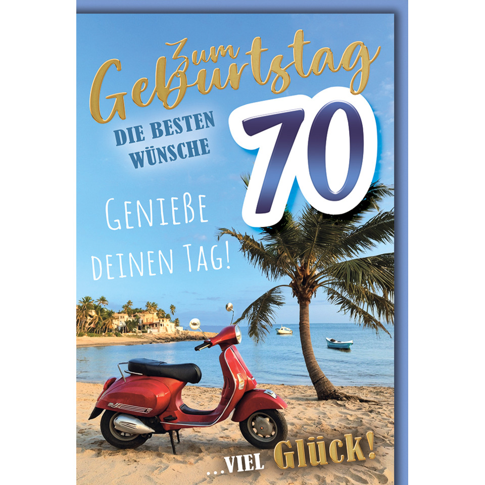 Vespa, Scooter, Strand, Palme, Sommer