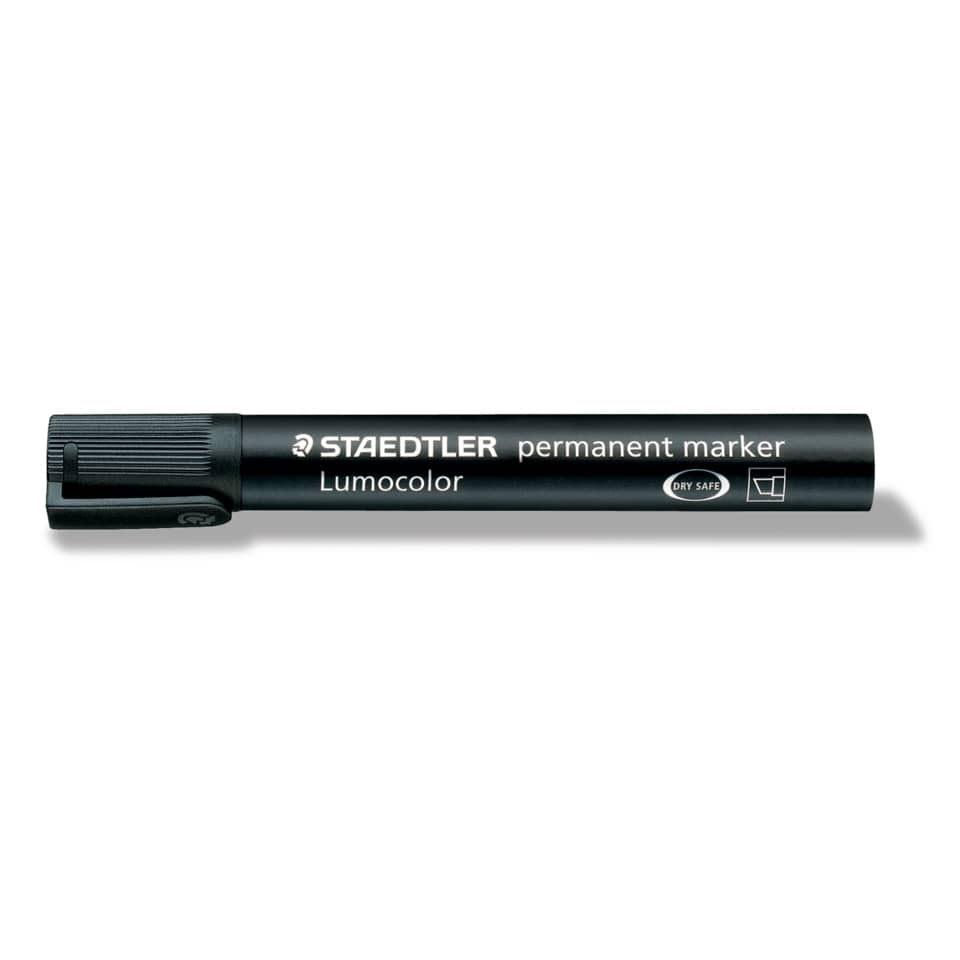Permanentmarker, Lumocolor, Schwarz, Marker, Trockensicher