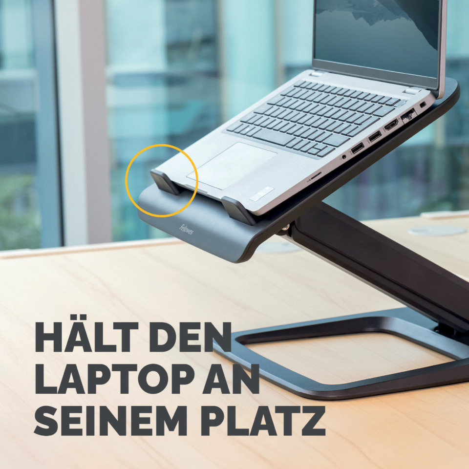 Laptop, Laptop stand, Laptopstütze, USB-Anschlüsse, Winkelständer