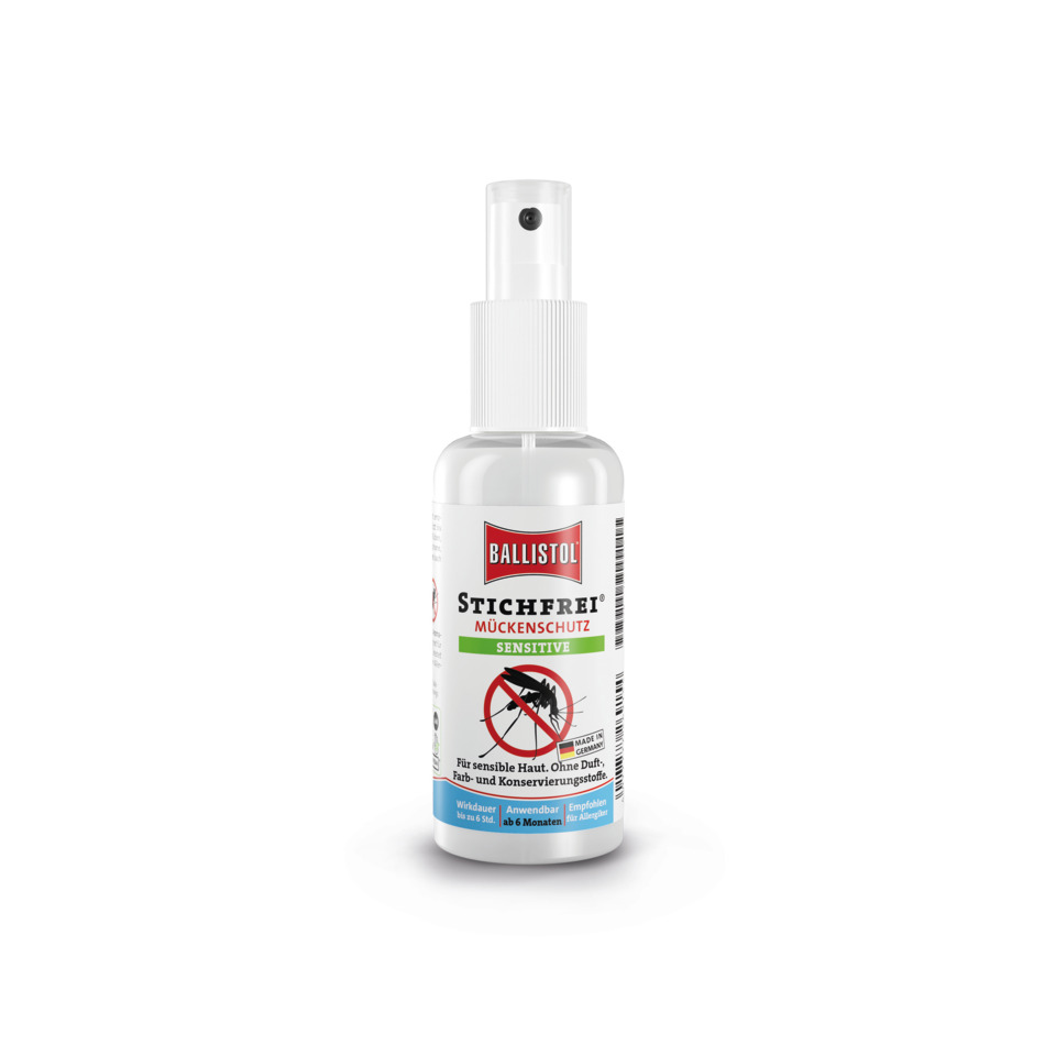 Insektenschutzspray, Stichfrei, Mückenschutz, Sprühflasche, Sensitive Haut