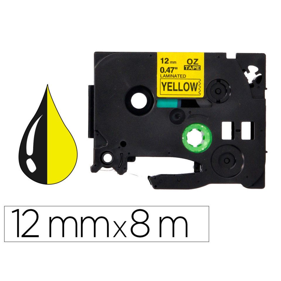 Tonerkassette, Tape, Kassette, Negativtyp, Gelbfärbung