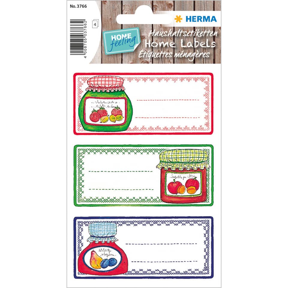 Glasflasche, Jelly Jar, Marmelade, Etiketten, Hausbar