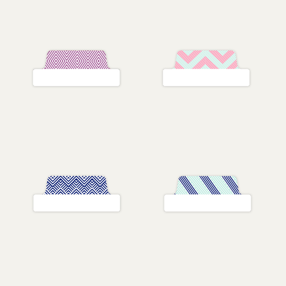 musterband, geometrisches muster, bunte streifen, washitape, dekorationband