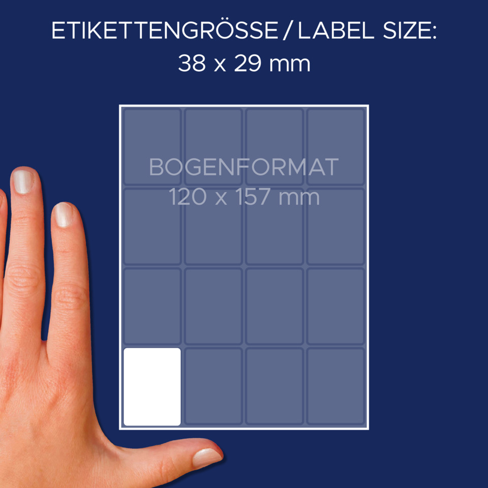 Fingerabdruck-Layout, Kartenlayout, Beleuchtetes Raster, Schablone, Handgröße