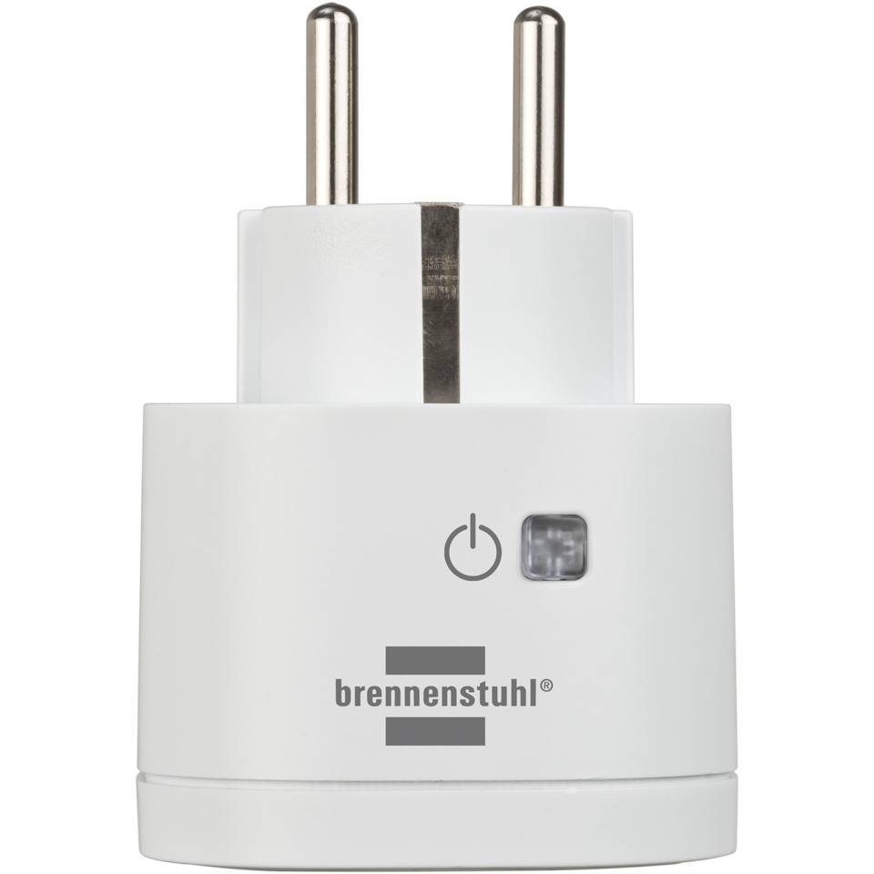 EU-plug, zwei-polig, Stromadapter, Elektrostecker, weißer Kunststoff