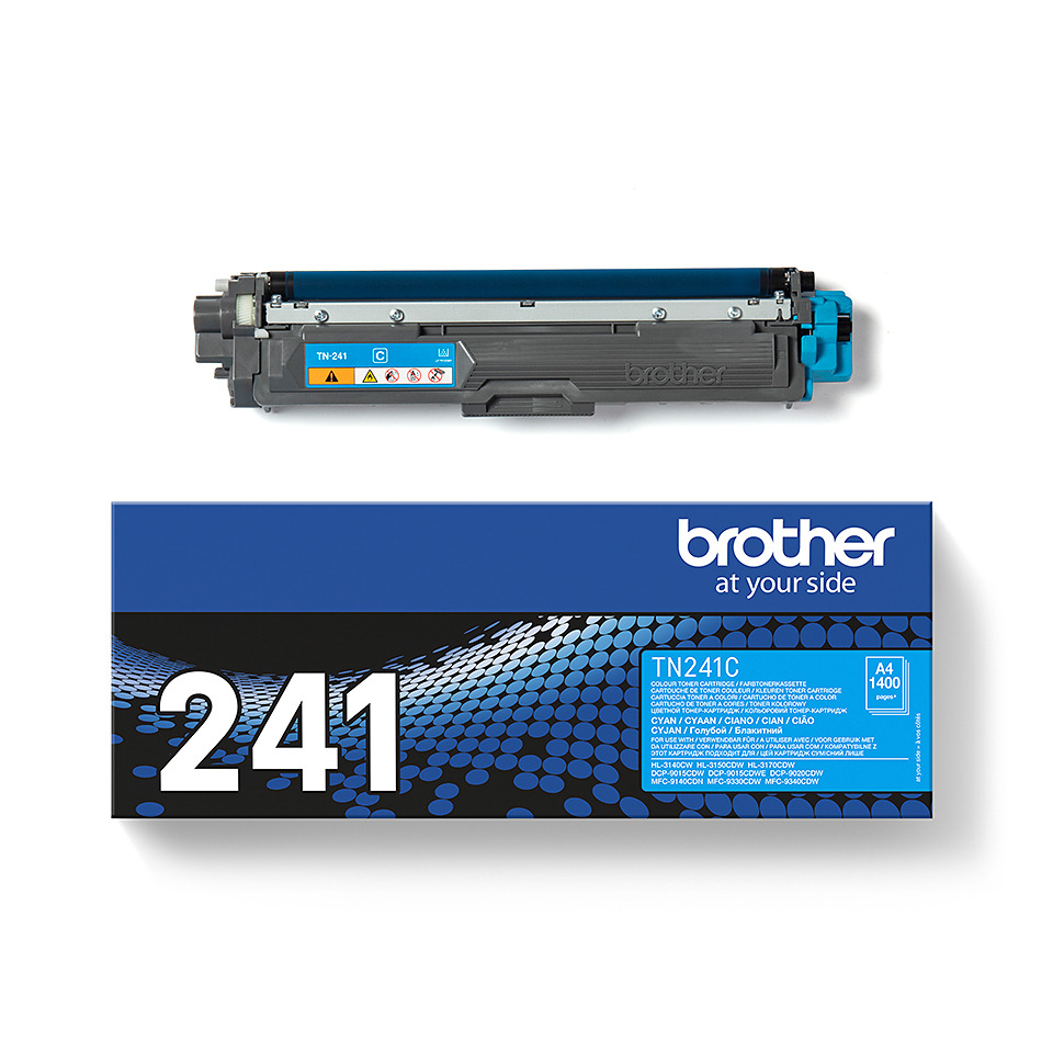 Tonerpatrone, TN241C, Brother Patrone, Cyan Toner, A4 1400 Seiten