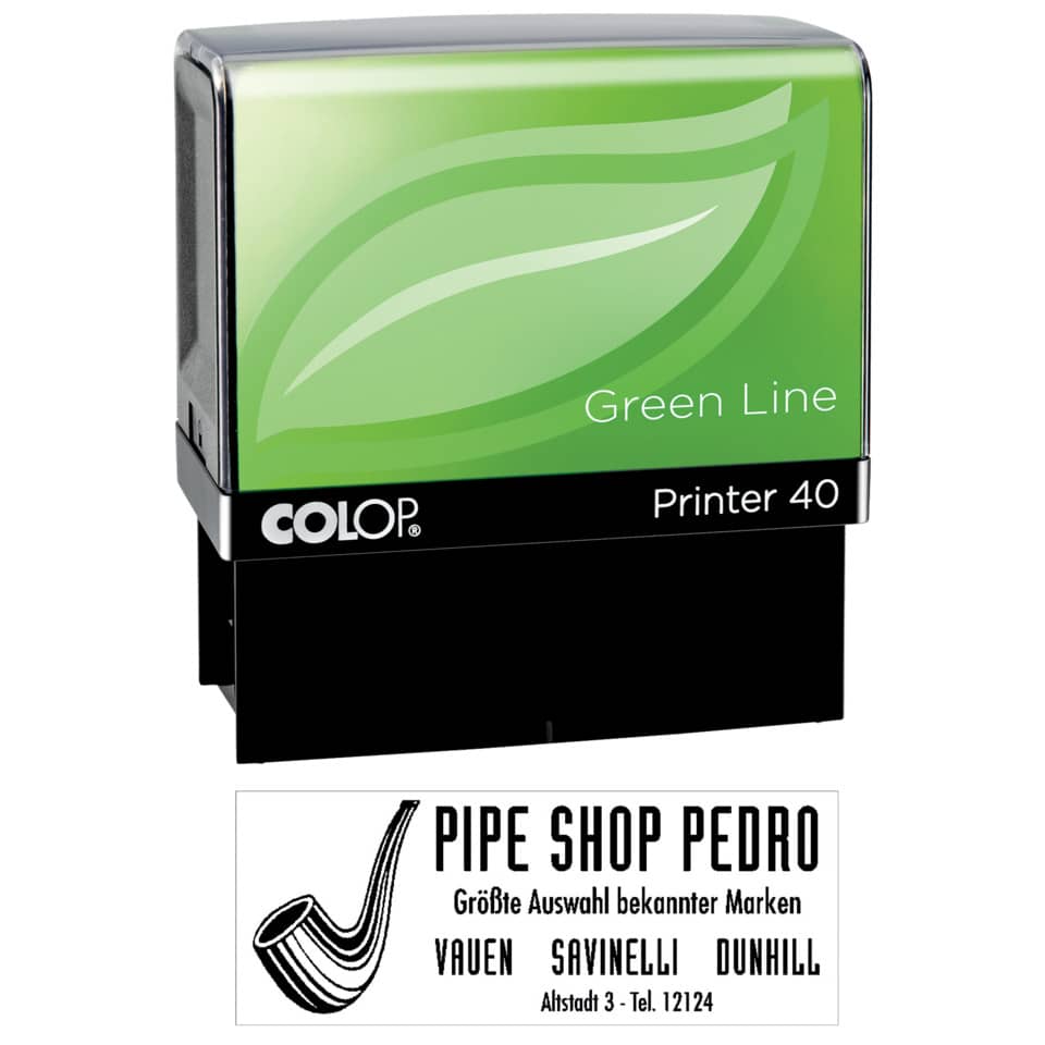 Tintenpatrone, Druckerpatrone, Green Line, Colop Printer 40, Mini-Logo