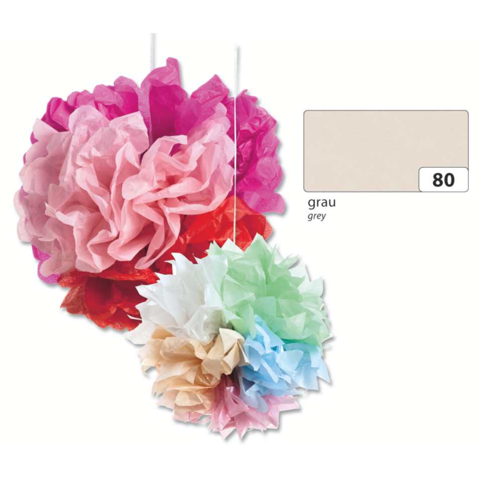 Papier Blüten, Girlande, Dekoration, Papierblumen, Mehrfarbig