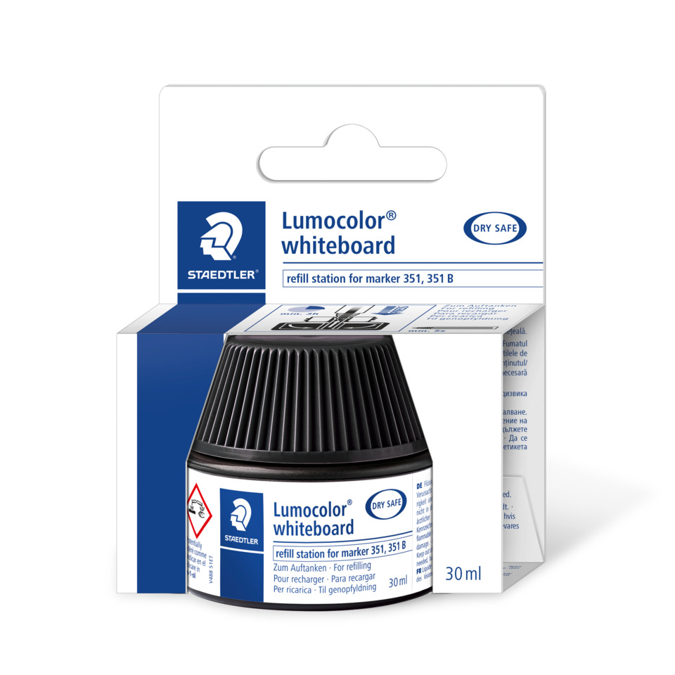 whiteboard ink, Nachfüllflasche, 30 ml, entflammbar, Schablonen-Zubehör