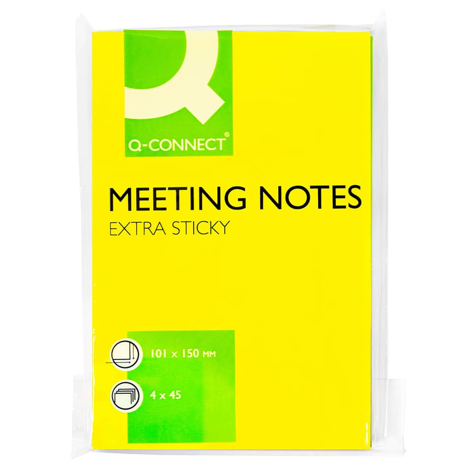 Meeting notes, Notizblock, Spiralblock, Extra sticky, Notizpapier