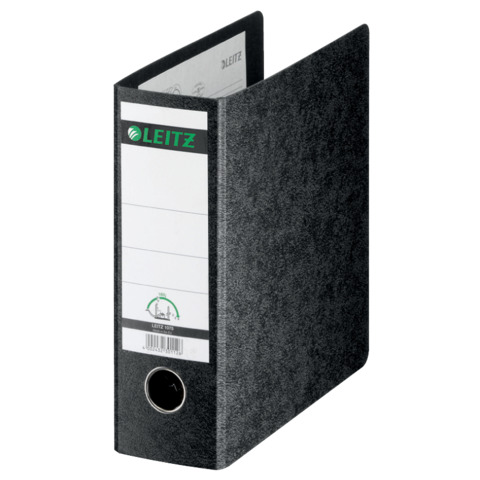 Qualitäts-Ordner 180° Hartpappe, A5 hoch, 80mm, schwarz LEITZ 1075-00-00