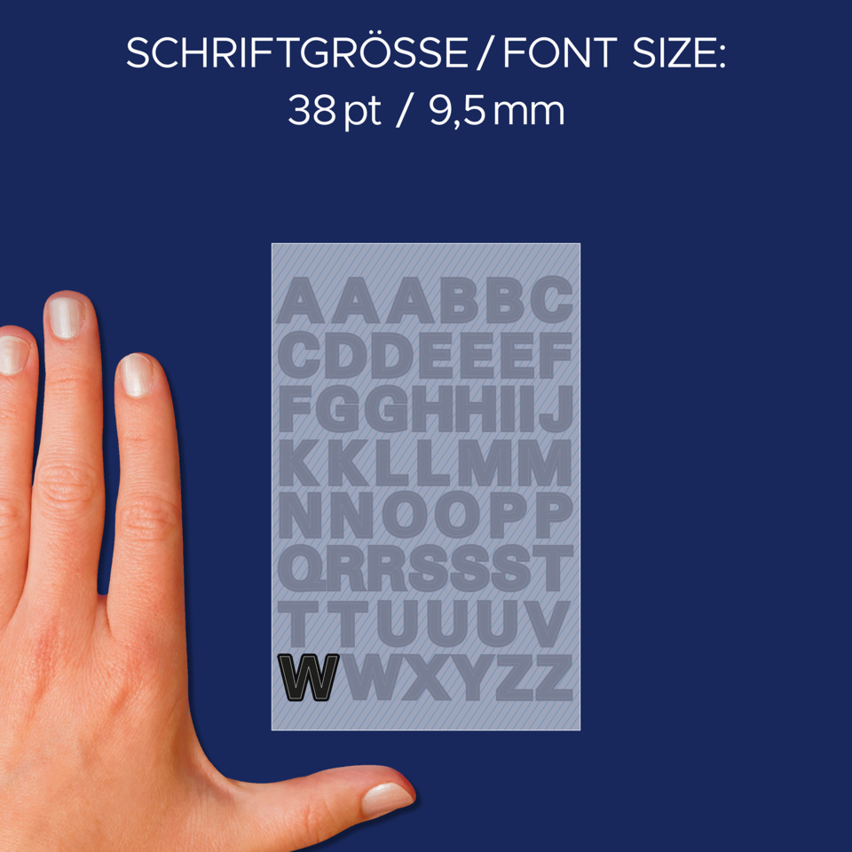 flaggenbuchstaben, alphabet-tafel, grip-markierung, hand-hinweis, druckplatte
