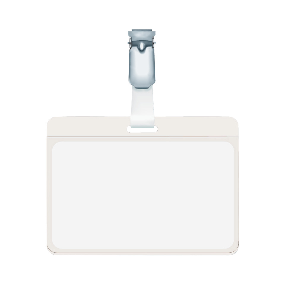 Name Tag, Ausweishalter, Clip, Visitenkartenanhänger, Lanyard Clip