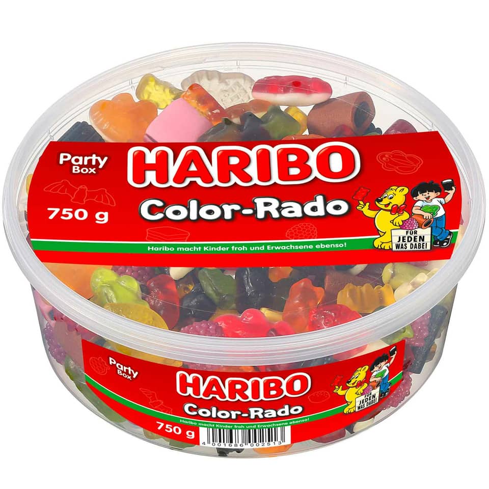 Süßigkeiten, Gummi, Haribo, Fruchtgummi, Beutel 750g