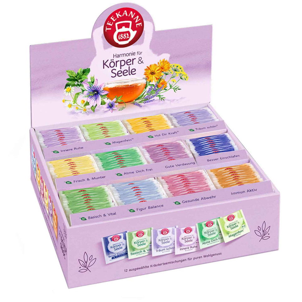 Tee Wohlfühl Collection Box, 180 Beutel TEEKANNE 8032