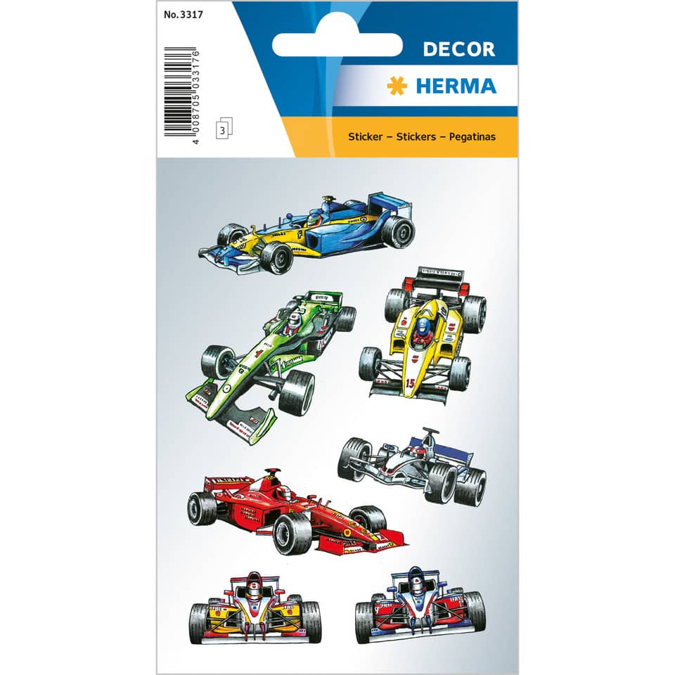 F1 Autos, Formel 1, Sticker, Fahrzeugaufkleber, Motorsport
