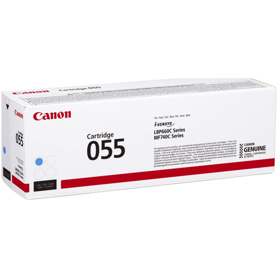 Canon cartridge, Cartridge 055, Tintenpatrone, Farbe: Cyan, Verpackungskarton