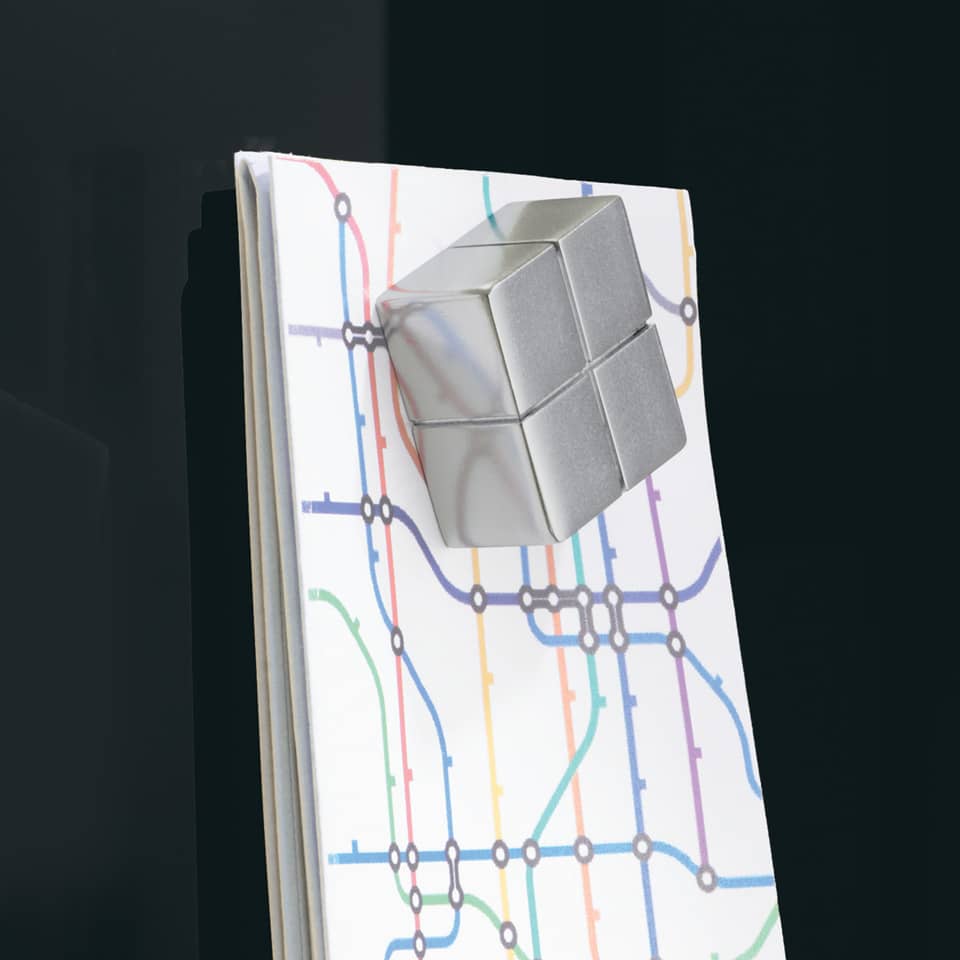 Würfelmagnete, Metallwürfel, Magneten, Geometrische Blöcke, Schreibwarenzubehör