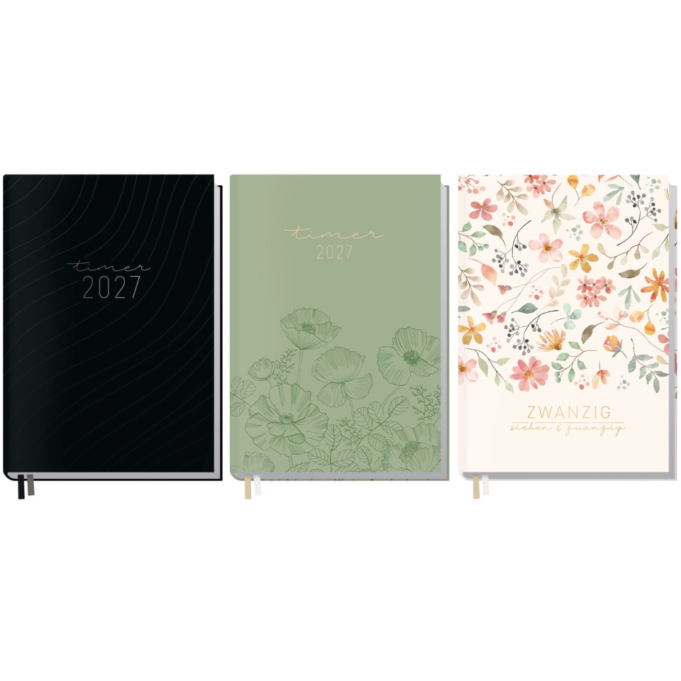 Kalender, Jahreskalender, Notizbuch, Pflanzenmuster, Blumen