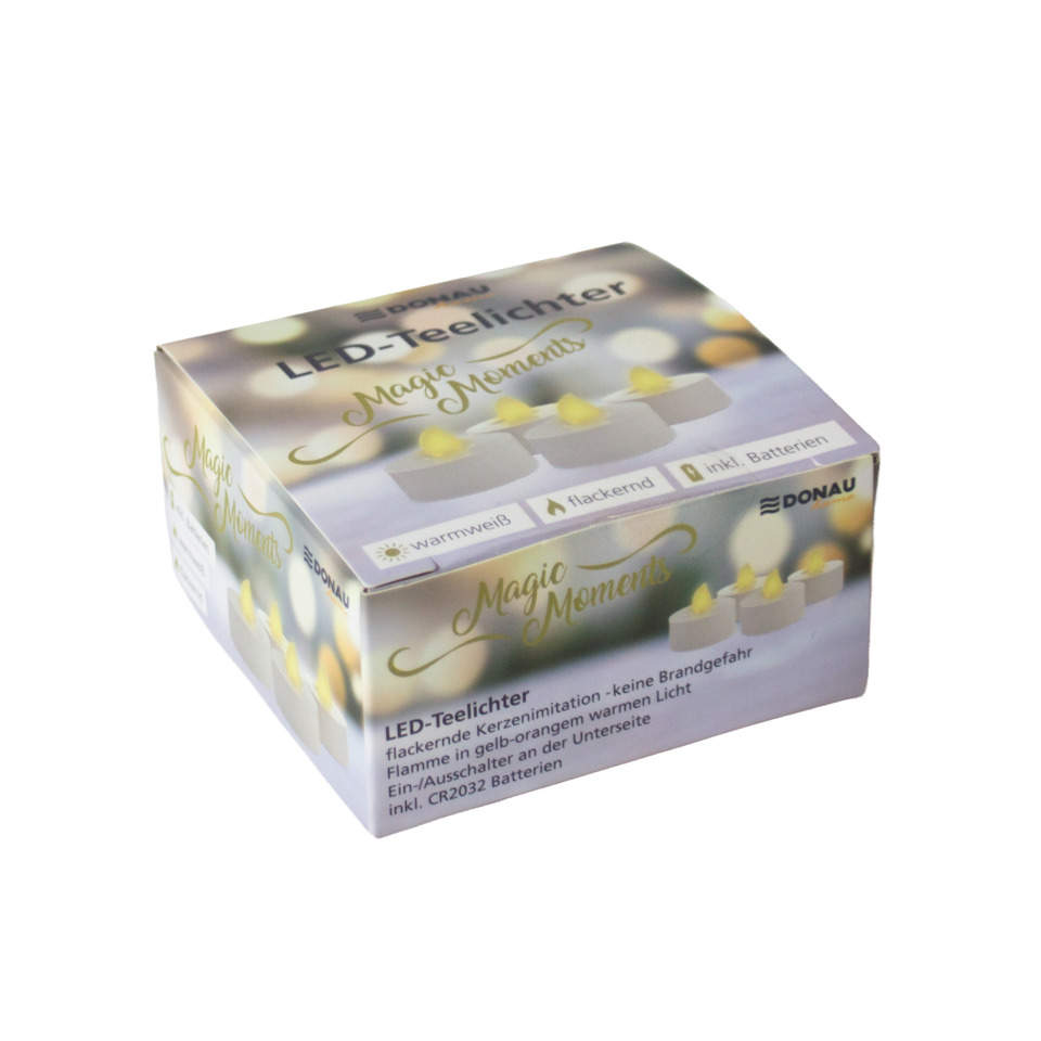 LED, Teelichter, Box, Magic Moments, Batterien
