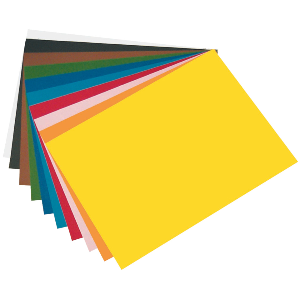 Farbfächer, Buntpapier, Kartenkarton, Farbenvielfalt, Gelb
