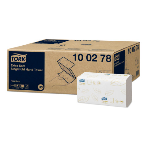 Falthandtuch Premium 3000ST 2-lagig weiß   Sys. H3 TORK 100278