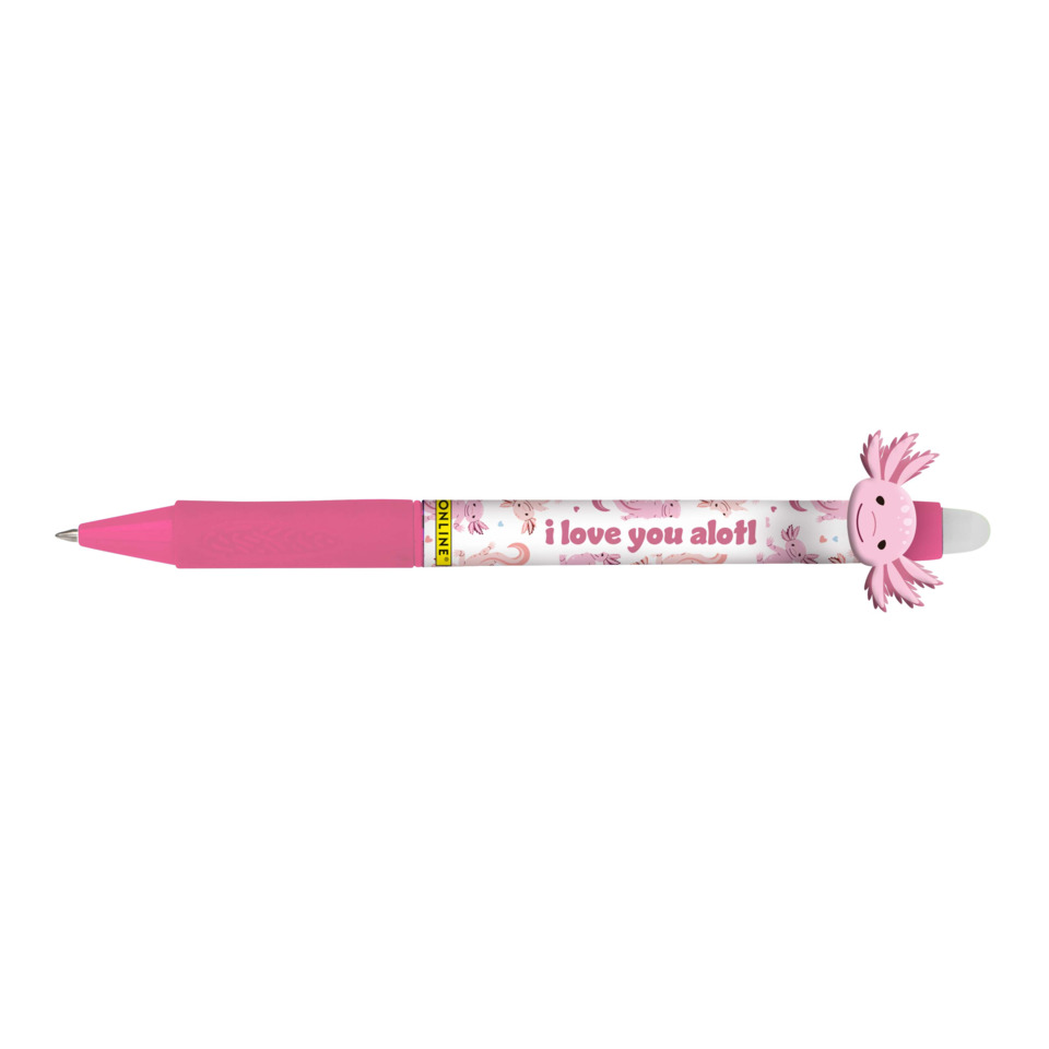 Kugel-Schreiber, Kugelschreiber, Pink, Motiv-Design, I love youalo t?