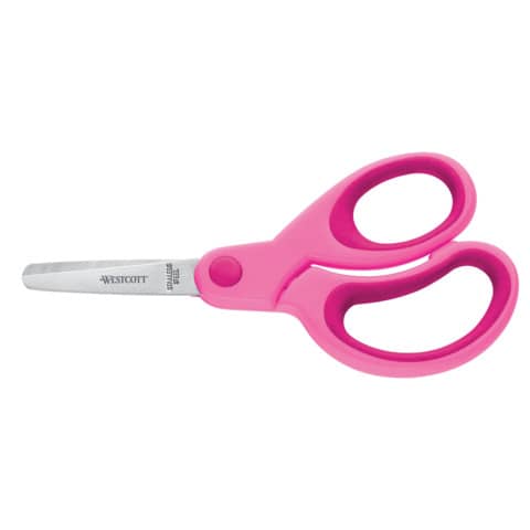 Bastelschere Softgrip rund, 13cm, pink WESTCOTT E-21580 00