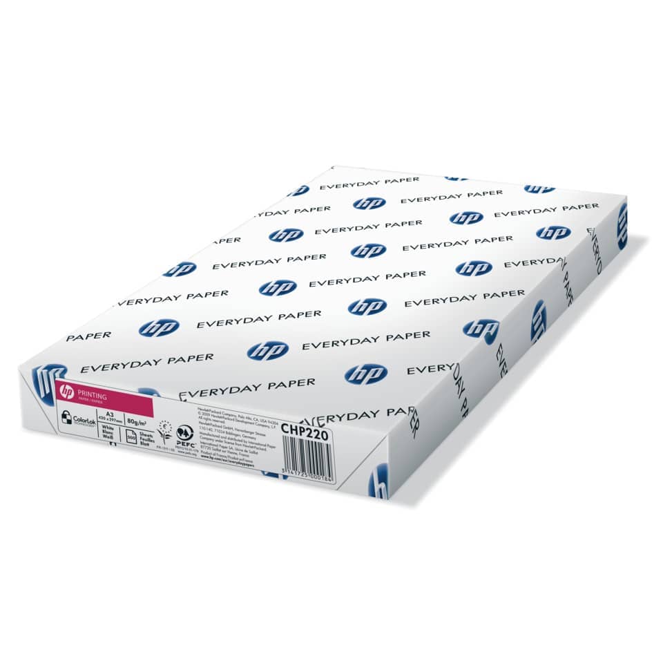 Druckerpapier, A4, HP Everyday Paper, Weiß, Ream