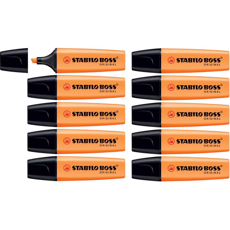 Highlighter, Orange, Marker, Stift, Packung, highlighter, orange, stift, marker, doppelseitig