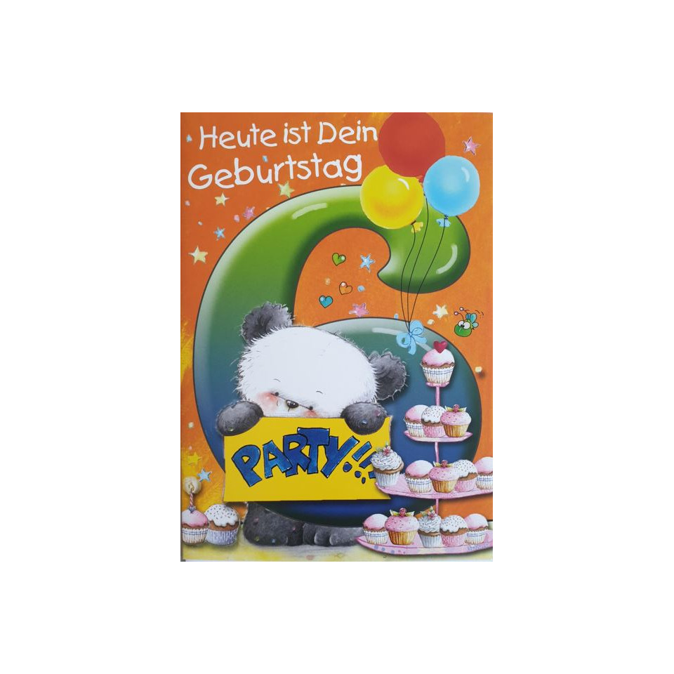 Geburtstag, Party, Pandas, Kuchen, Ballons