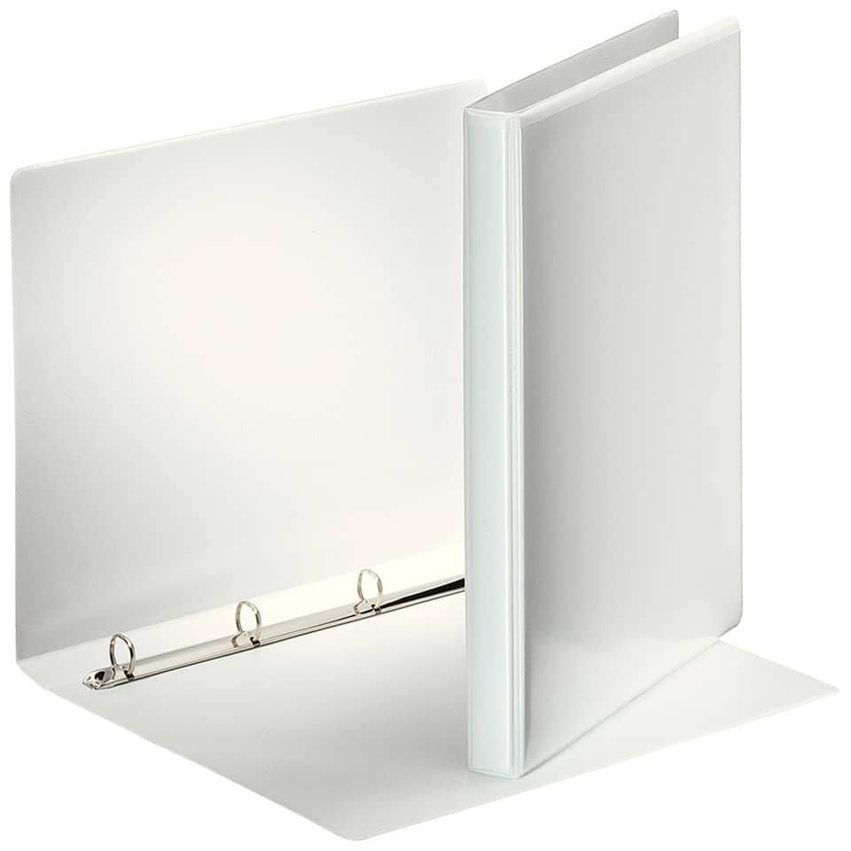 Ordner, Ringbinder, Weiß, Kunststoff, Drahtbinder