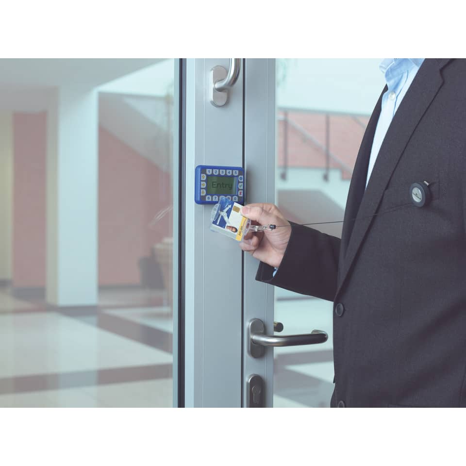 Keycard, Access card, Door lock, Key, Security badge
