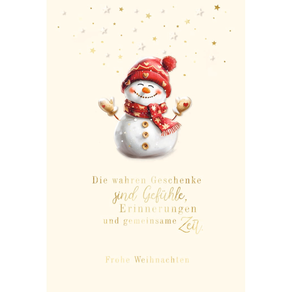 Schneemann, Schal, Mütze, Knöpfe, Weihnachten