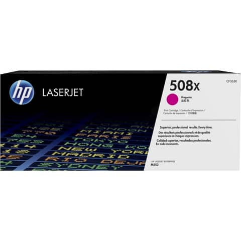 Lasertoner Nr. 508X magenta HP CF363X
