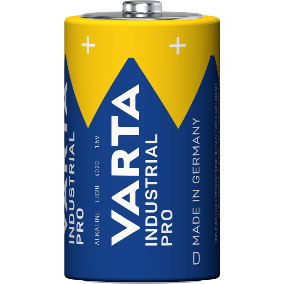 Alkaline-Batterie, AAA-Batterie, 1,5V, Hergestellt in Deutschland, VARTA Industrial Pro